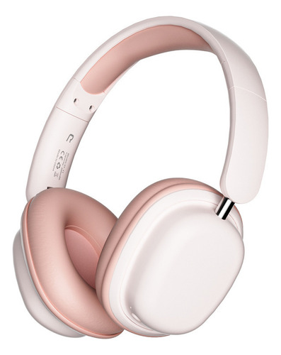 Auriculares Bluetooth para juegos de color rosa