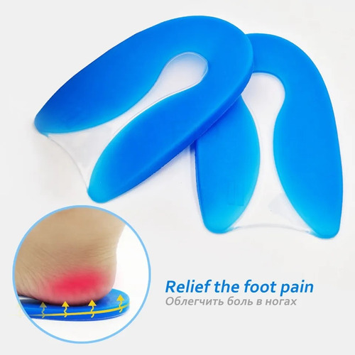 Plantilla De Gel De Silicona En Forma De U Fascitis Plantar