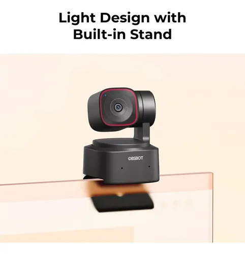 Webcam 4k Ptz Obsbot Tiny 2 Lite Com Inteligência Artificial