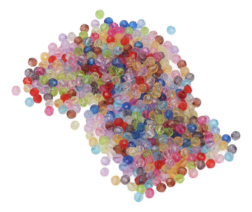 Spacer Beads, 500 Unidades, Redondas, Coloridas, Redondas, A