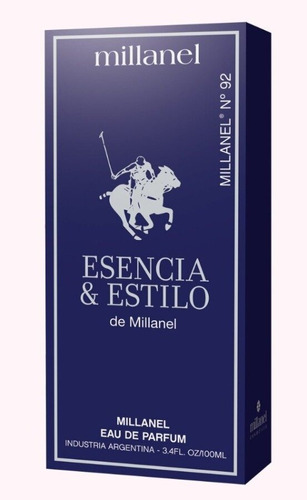 Millanel - Nº 92  Esencia & Estilo - Edp  Masculino 100 Ml.