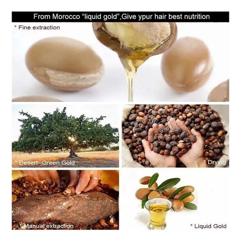 Aceite Argán Morocco Belleza Marroquí Cabello Suave Hidrata