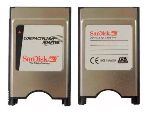 Adaptador Pmcia Sandisk Para Conexión Tarjeta Compact Flash