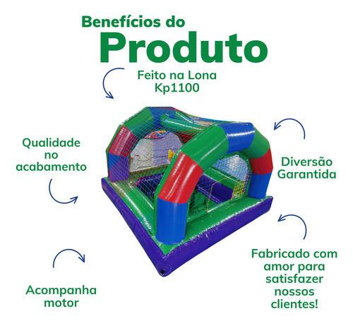 Piscina De Bolinhas Inflável Home Sem Motor 2 X 2