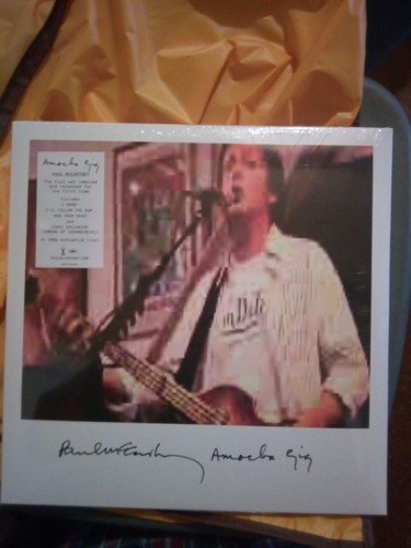 Paul Mccartney Amoeba Concert Vinyl