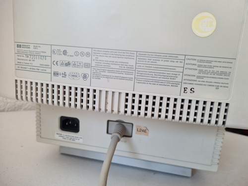 Monitor Vintage Crt Hp 13 Pulgadas Vga Analogo Beige (Usado)