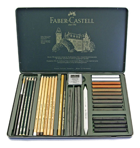 Pitt Monochrome Set X33 Lápices Y Tizas Faber-castell