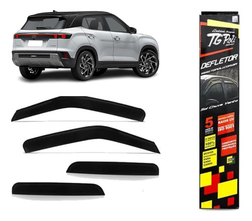 Calha Defletor Chuva Hyundai Creta 2025 Tg Poli