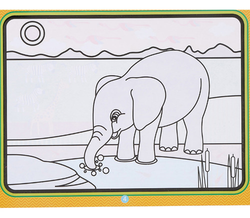 Libros Para Colorear Para Niños, Libro De Pintura Portátil,