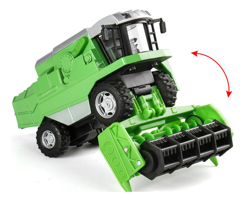 Cosechadora De Juguete Para Coche De Granja Pequeña Con