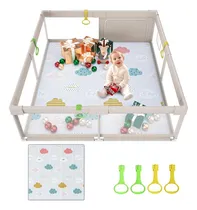 Comprar Parque Infantil Fodoss Extra Grande Con Tapete De 150 X 150 