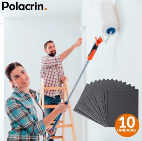 Imagen 4 de 10 de Lija Al Agua 230x280 Numero 80/100/120/150/180/220 Polacrin