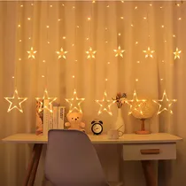Comprar Serie Navideña Luz Led Iluminacion Decoracion Copos Hogar