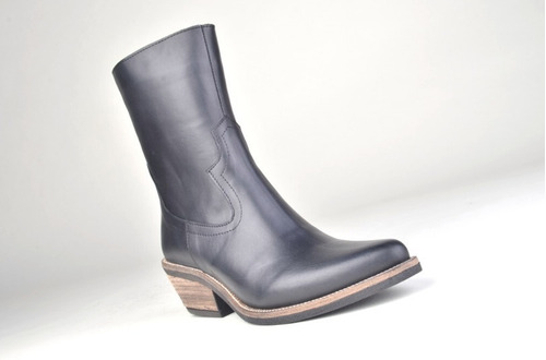 Imagen 6 de 7 de Botas Botitas Texanas De Cuero De Mujer Gina - Ferraro