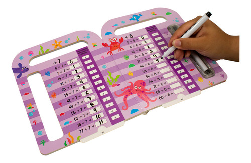Libro Infantil: Resuelve Y Borra - Libro De Divisiones