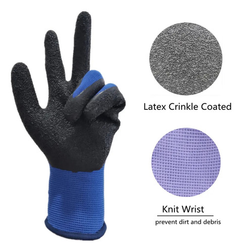 Par De Guantes De Seguridad Anti Corte Resistente Elasticado