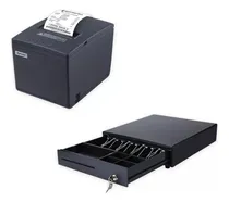 Comprar Impresora Termica Tickets Usb Lan + Gaveta Dinero 33.5x37cm