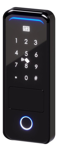 Fechadura Digital Weg Wi-fi Sobrepor Smart Weg Home Cor Unico