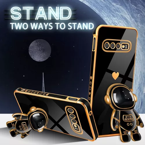 Buleens Funda para Samsung Galaxy S10 Plus con soporte de astronauta, para  mujeres y niñas, Galaxy S10 Plus, bonita funda de teléfono con patrón de