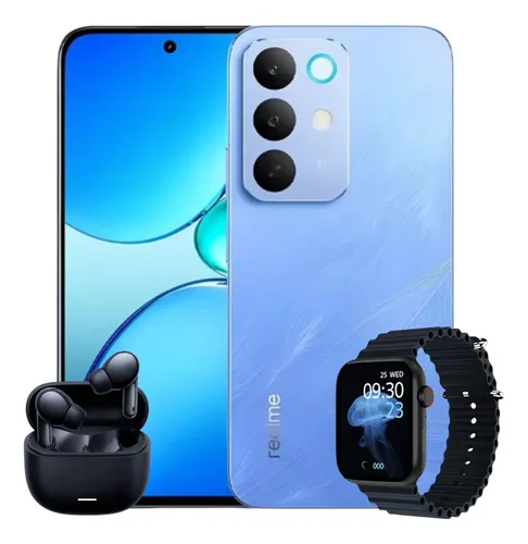 Realme C85 Dual Sim 256gb 8gb Ram Nfc+acessorio De Brind Azu