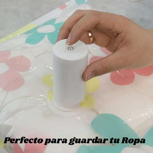 Bomba Portátil Sellador Aire Para Bolsas Vacío Alimento Ropa