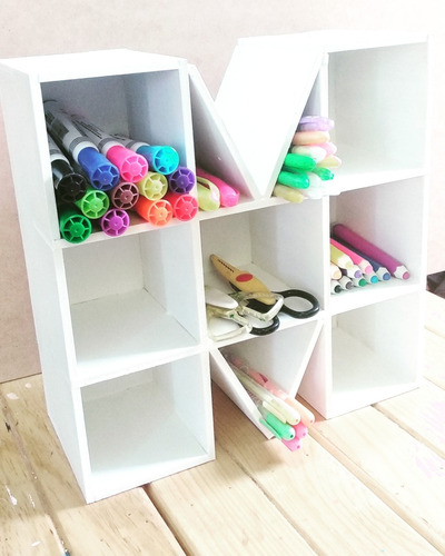 Organizador Para Colores Y Plumones En Forma De Letra