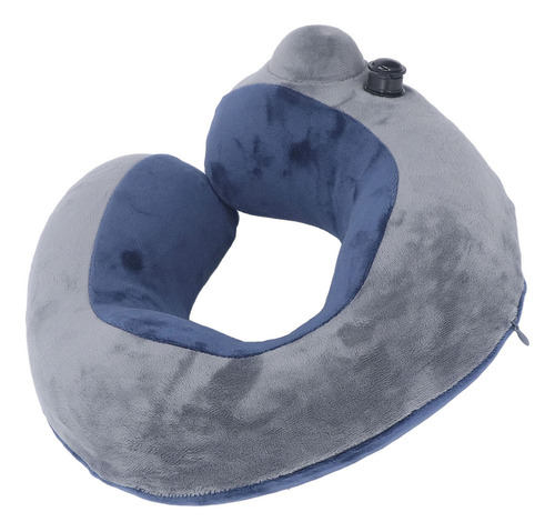 Almohada De Viaje Inflable Con Cadena De Cuello Portátil En