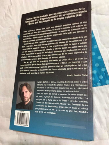 Redacción Sin Dolor Autor Sandro Cohen Editorial Planeta (Usado)