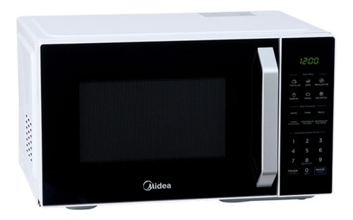 Horno De Microondas Midea De 1.1ft Blanco Con Negro Elegante