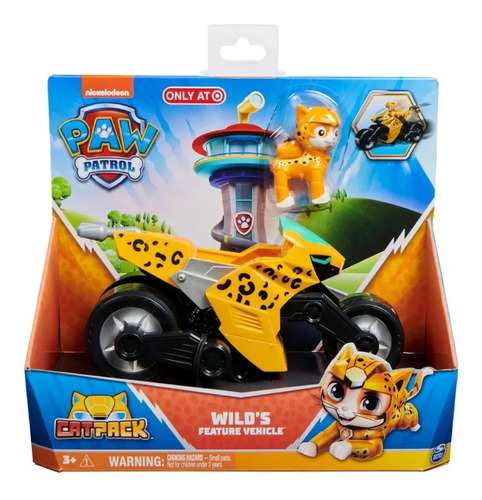 Carro Paw Patrol Wildcat Para Torre Patrulla Canina