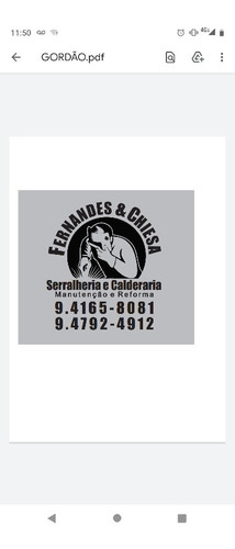 Imagem 1 de 5 de Serralheria & Caldeiraria . Manutenção E Reparo