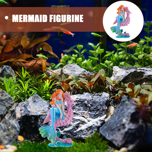 Figura De Sirena Artificial Para Decoración De Sirena, Pecer