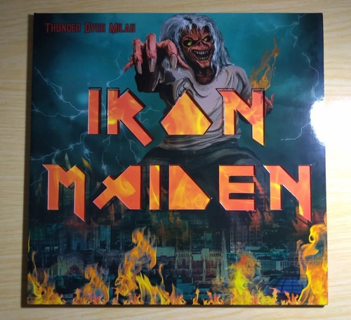 Iron Maiden - Lp Thunder Over Milan - Live 1981 - Lp + Dvd