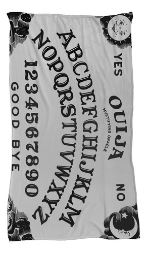 Cobija Matirmonial Curiosidades Varios Diseños Ultrasuave Ouija Gris Lisa