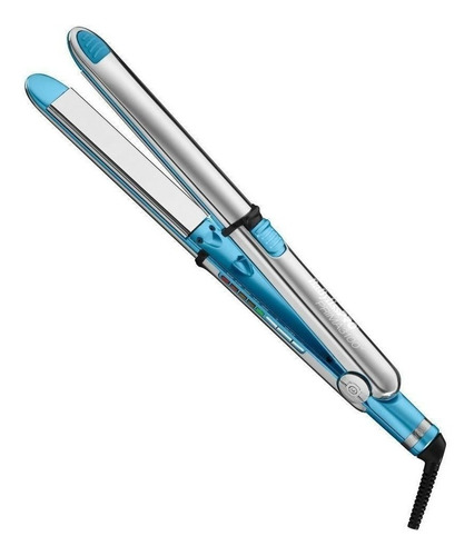 Imagen 4 de 4 de Plancha de cabello BaBylissPRO Nano Titanium Optima 3100 BABSS3100T plata y azul 220V