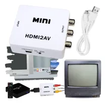 Comprar Adaptador Conversor Hdmi Pu002Fav Rca Audio Vídeo Tv Antiga Tubo