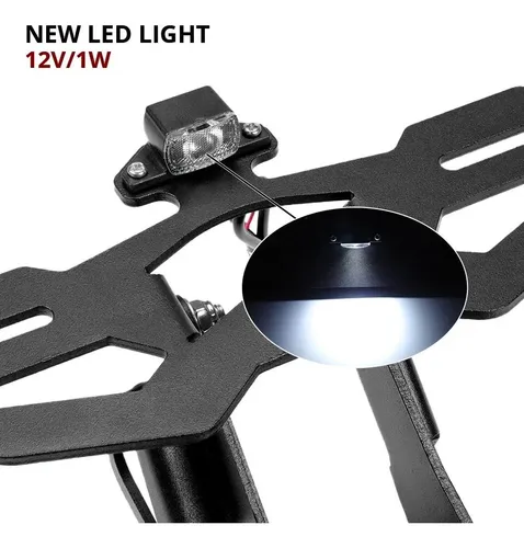 Soporte De Matrícula Para Yamaha Mt03 Mt25 Yzf R3 R25