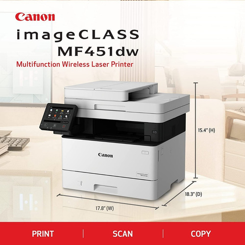 Imagen 2 de 8 de Impresora Canon Imageclass Mf451dw