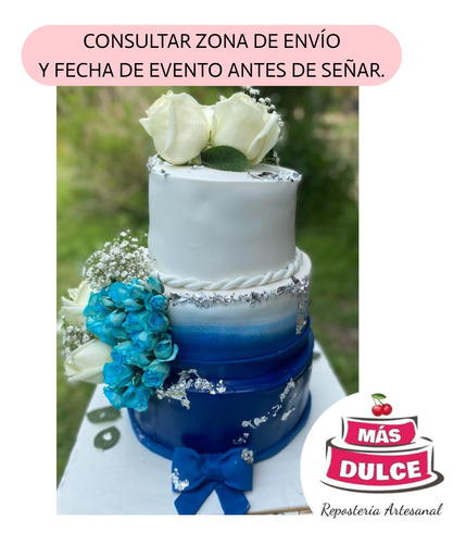 Tortas Decoradas Con Flores, Semi Desnudas/forrada Zona Sur.