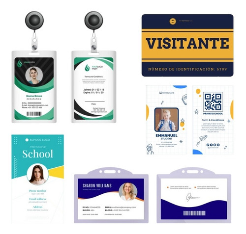 Diseño Gráfico De Credenciales/gafetes