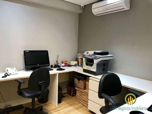 Imagem 4 de 15 de The Square (bloco A - Salas 110/111) Sala Dupla, Mobiliada, Linda! - M540