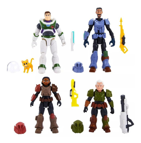 Disney Pixar Lightyear Recruits To The Rescue Figure 4 -pack