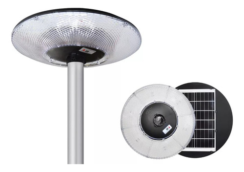 Lampara Solar Punta Poste Farol Suburbana Led 250w Exterior