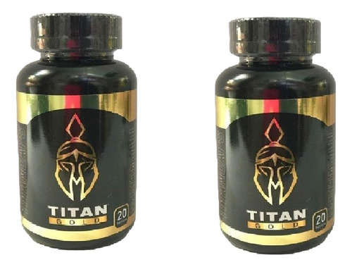 Pack X2 Caps Titan Gold Sabor Sin sabor