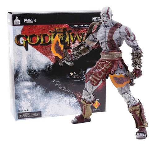 Figura De Acción De Kratos De Neca, De God Of War 3, De Ghos