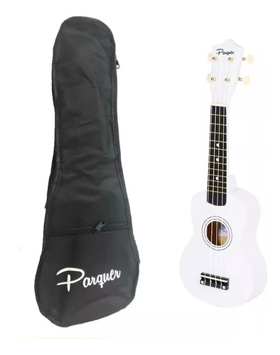 Ukelele Soprano Parquer Para Niños De Madera + Funda Fzu-002