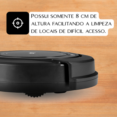 Robô Aspirador Wap W90 Preto