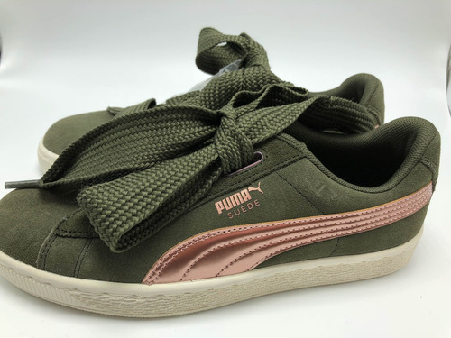 tenis puma hombre verde militar