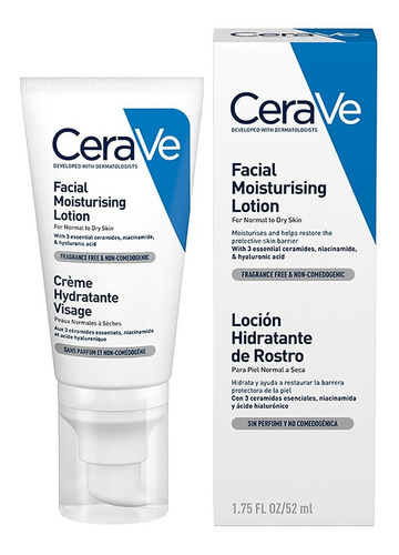 Loción Hidratante De Rostro Cerave X 52ml