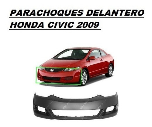 Parachoques Delantero Honda Civic 2009